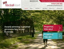 Tablet Screenshot of marshallvizard.com